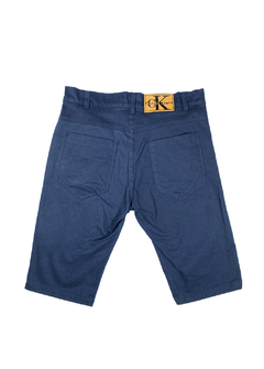 Bermuda Calvin Klein Sarja Azul Marinho BSCAZ69 - comprar online