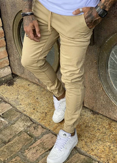 Calça Jogger Sarja Burnt Yellow CSSAM635