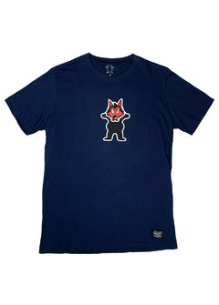 Camiseta Grizzly Lobo Azul Marinho CGAZ187