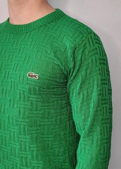 Sueter Lacoste basico verde SLVD1648 na internet