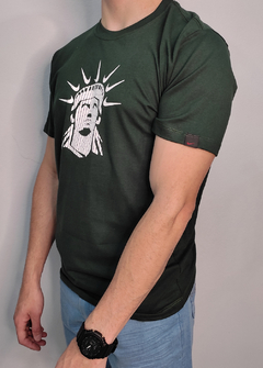 Camiseta Nike Air Statue Of Liberty verde CNVD1720 - comprar online