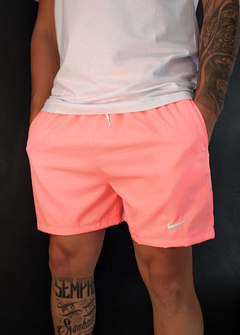 Short Praia Nike Liso Orange Pastel BSPNLR965