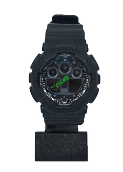 Relogio Casio G-Shock GA-100 Black Green RCPT386