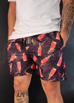 Short Praia Reserva Jack Daniels Preto BSPRPT972