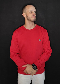 Moletom Lacoste Basico Vermelho MLVM1172