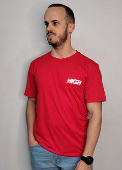 Camiseta High Logo vermelha CHVM1714