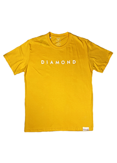 Camiseta Diamond Logo Amarelo Mostarda CDAM210