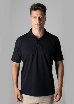 Camisa Polo Brooksfield Regular Fit Preta CPBPT86