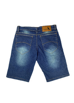 Bermuda Reserva Jeans Liso Azul Escuro BJRAZ66 - comprar online