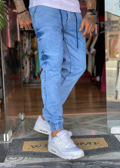 Calça Jogger Ebla Jeans Azul CJEAZ1219