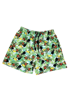 Short Praia Reserva Tucanos Floral BSPRVD22