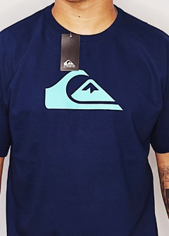 Camiseta Quiksilver logo azul marinho CQAZ1568 - comprar online