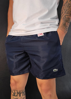 Short Praia Lacoste Azul Marinho BSPLAZ787