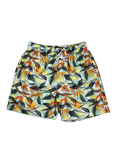 Short Praia Reserva Floral Laranja BSPRLR13