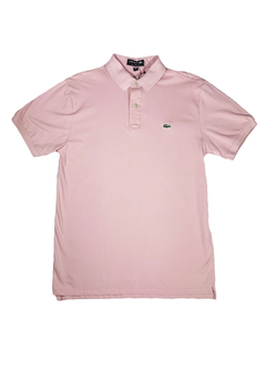 Camisa Polo Lacoste Regular Fit Rosa CPLRS110