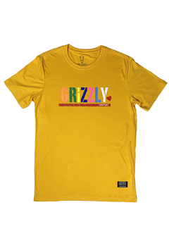 Camiseta Grizzly Love Amarelo Mostarda CGAM189