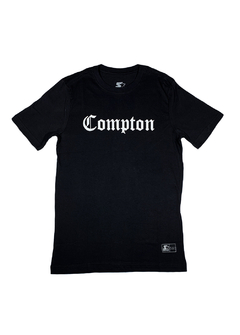 Camiseta Starter Compton Logo Preta CCPT163