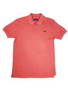 Camisa Polo Armani Jeans Regular Fit Rosa CPARS93