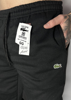 Calça de moletom Lacoste preto CMLPT1644 - comprar online