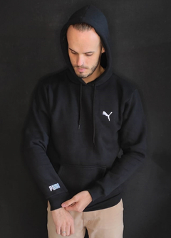 Moletom Canguru Puma Ess Hoody Preto MCPPT1204 - comprar online