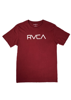 Camiseta RVCA Logo Bordô CRVM200