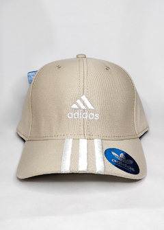 Bone Adidas bordado bege/branco BABR1628