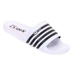 Chinelo Slide Qix Stripe Branco/Preto CQBR774 - comprar online