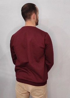 Moletom Calvin Klein basico bordo MCVM1671 na internet