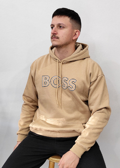 Moletom Canguru Hugo Boss Bege MCHBR1589