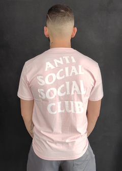 Camiseta Anti Social Social Club Rosa Claro CARS208 - comprar online