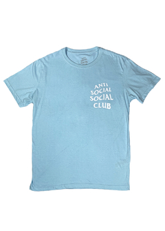 Camiseta Anti Social Social Club Azul Claro CAAZ180