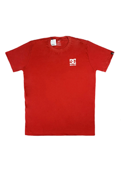 Camiseta DC Shoes basic logo vermelha CDVM573