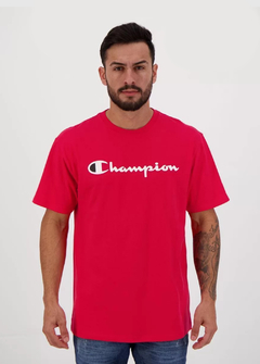 Camiseta Champion Logo Vermelho CCVM926