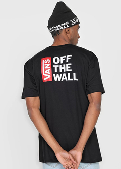 Camiseta Vans Off The Wall Preta CVPT753 - comprar online