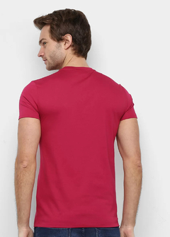 Camiseta Lacoste Basica Bordo CLVM1359 - comprar online