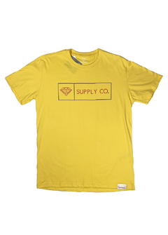 Camiseta Diamond Supply Co Amarelo Mostarda CDAM211