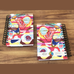 CADERNO LÍRIO DO NILO -  Marcia Bittencourt design - Produtos estampados com Arte. Coleção de Lenços femininos, Almofadas e Telas decorativas impressas Fine Arts