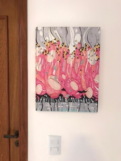 TELA "CARNAVAL DE FLAMINGOS" - comprar online