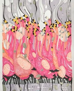 TELA "CARNAVAL DE FLAMINGOS" - comprar online