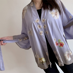 KIMONO JARDIM AZUL JEANS - loja online