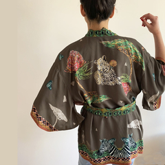 KIMONO SAVANA MARROM - comprar online