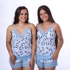 Short doll pijama estampado Serenidade panda