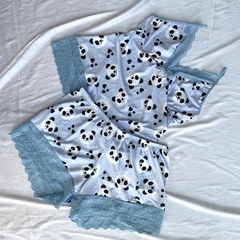 Short doll pijama estampado Serenidade panda - comprar online