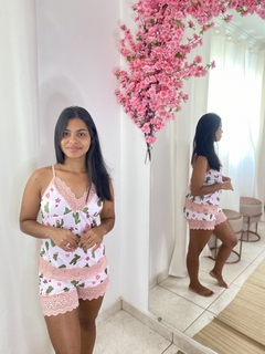 Short doll pijama estampado Serenidade