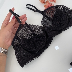 Conjunto Jade preto - Bellitas Lingerie