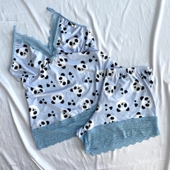 Short doll pijama estampado Serenidade panda na internet