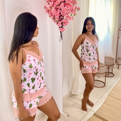 Short doll pijama estampado Serenidade - comprar online