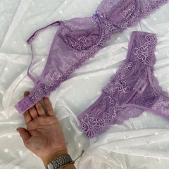 Conjunto Jade lavanda - Bellitas Lingerie