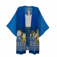 Kimono Barrado Azul