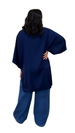 Kimono Marrocos Azul Marinho - comprar online